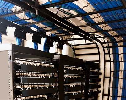 Cable tray cleaning in network room
